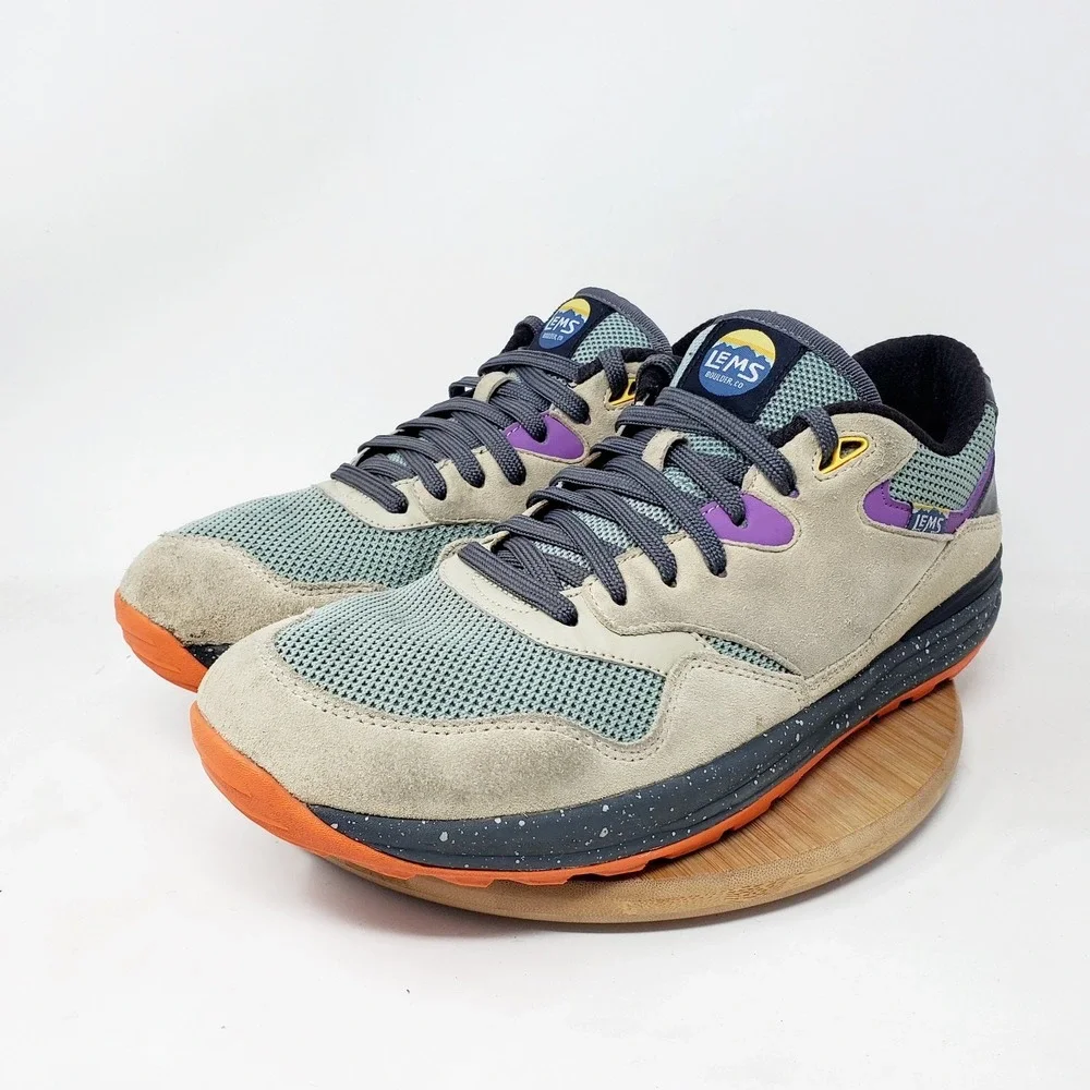Lems Trailhead Shoes Men 10 & 10.5 MISMATCHED Suede Lace Up Low Barefoot Sneaker